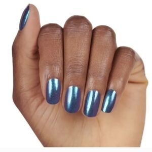 Color Street Aquatic Behavior Blue Green Metalic Nail Polish Strips